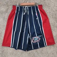 Vintage Nike Houston Rockets Shorts Men's Large L Barkley Pin Stripe NBA 2001