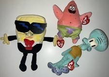 Spongebob TY Beanie Babies New with Tag Bundle/Lot