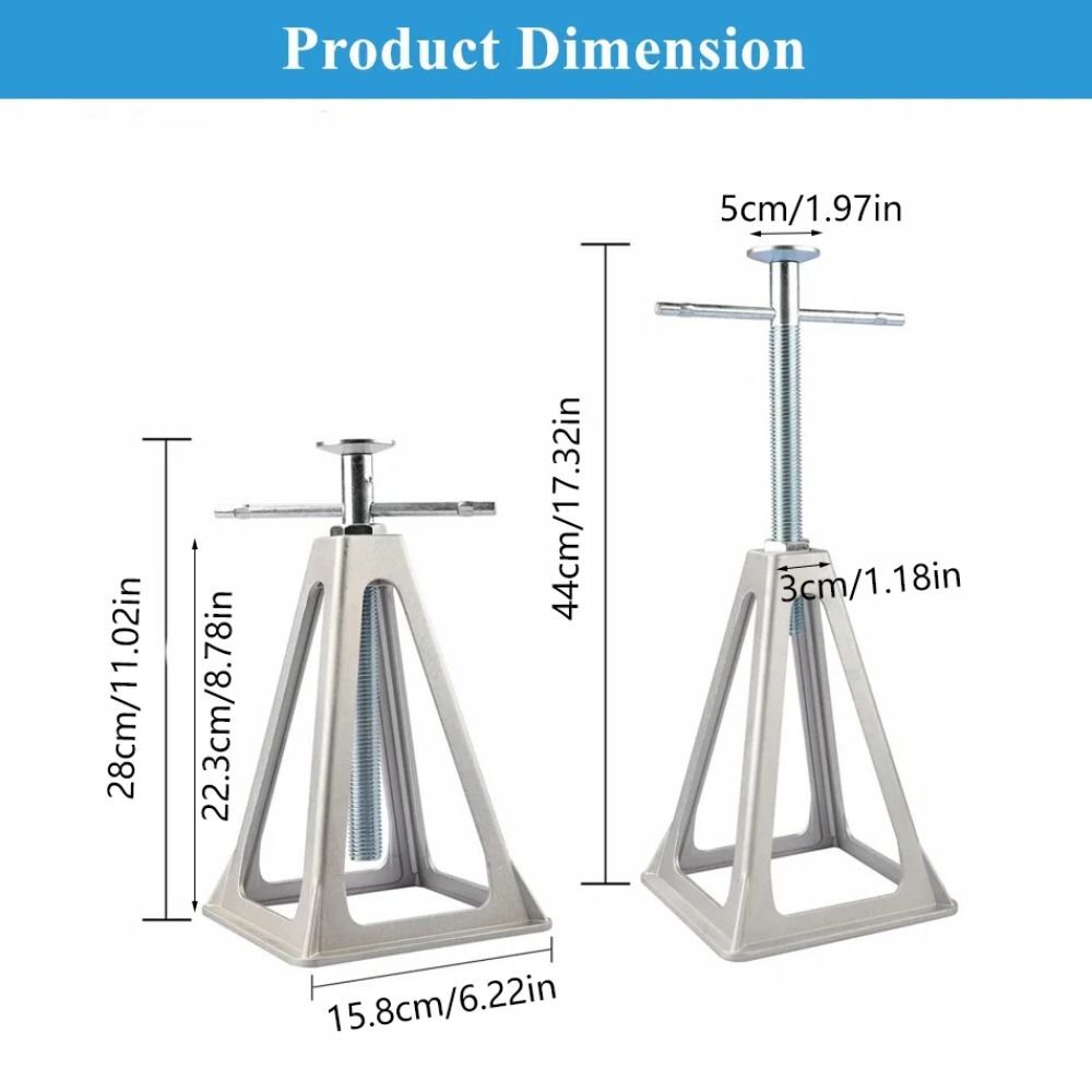2PCS RV Stabilizer Jacks Camper Leveling Blocks for Trailer Camper