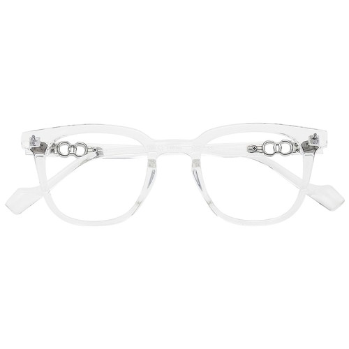 Eckige Kunststoffbrille für Herren Damen leichte Schlüsselloch Brille Brillengestell glänzend schwarz - Bild 18 von 22