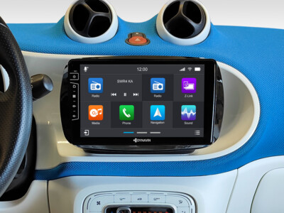 Android Car Stereo Multimedia Sat Nav Dynavin For Mercedes Smart 2016 Onwards Premium 96G