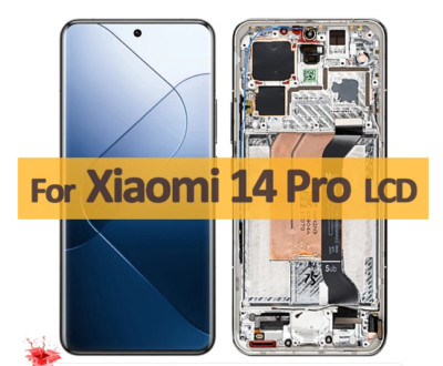 For Xiaomi 14 Pro 23116PN5BC LCD Display Screen Panel Touch Digitizer Assembly