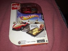 Hot Wheels Apptivity Toy Car Race  Play Works "YUR SO FAST" 2011 Mattel red
