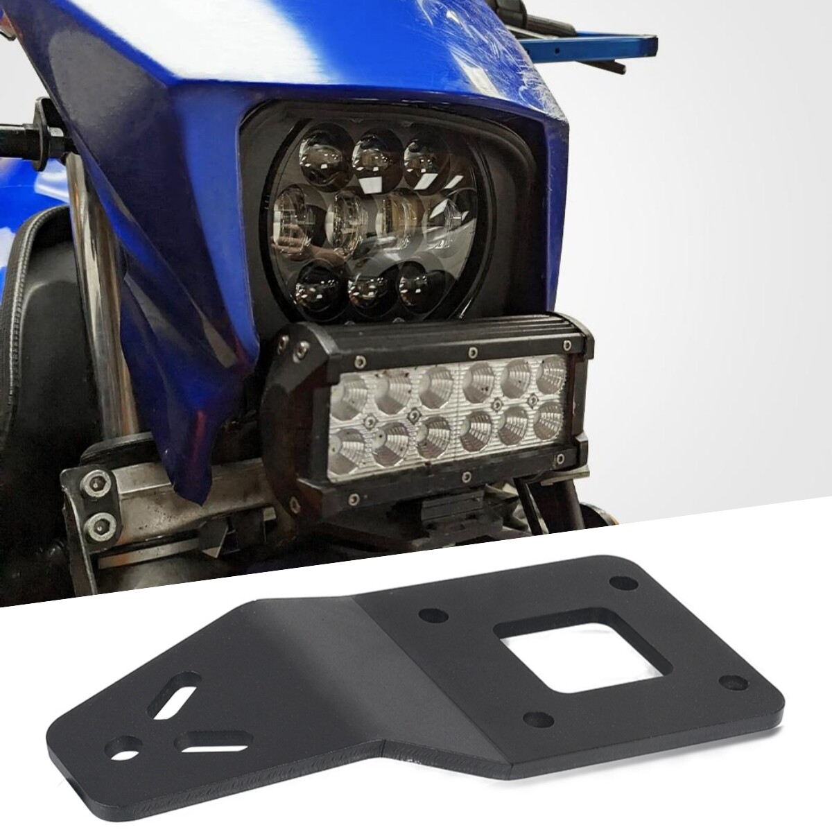 DE10 系列 前照灯 ベッドライト 鉄道部品 Auxiliary Lights LED Lights Bracket For SUZUKI DR650/S/SE 1996