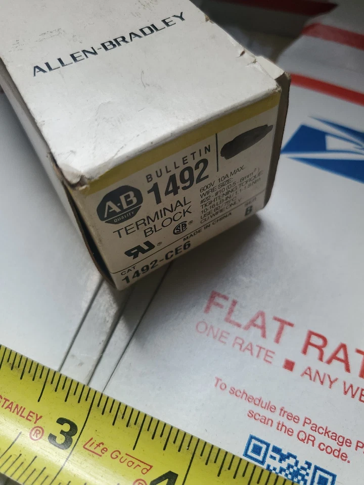 Allen Bradley 1492-CE6 Rail Mount Terminal Block, Fuse Holder, 10a 600 , U2 - Image 2 of 4