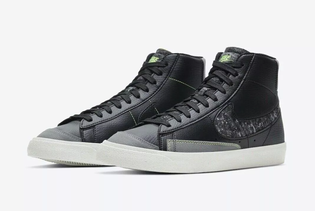 Nike Mens Blazer Mid 77 Vintage Black High Top Shoe Sneaker Size US 8 EU 41 UK 7