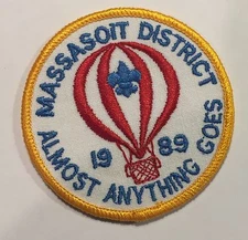1989 Massasoit District Patch Mint CC1