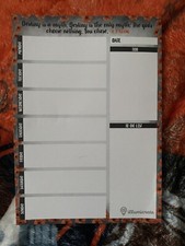 New! Illumicrate December 2020 The Poppy War Weekly Planner And TBR Desk Planner
