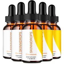(5 Pack) Skinni Keto Drops, Advanced Weight Loss Management Liquid Droppers