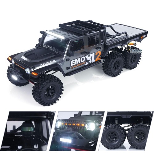2025Type 6X6 2Speed Metal Gearbox CROSSRC EMO XL2 1/8 Remote Control Crawler Car