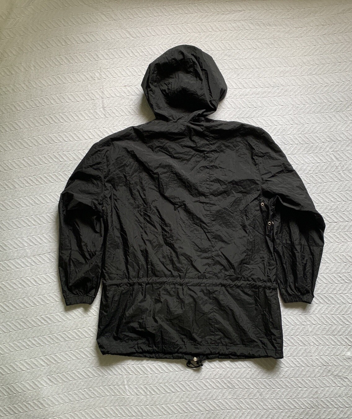 SACAI X NIKE Giacca Nike vintage anni 90 donna L nera pista giacca a vento impermeabile anni 90 Gorpcore Y2K