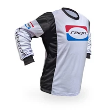 Vintage Style Reign VMX "A1" Black Motocross Jersey MX Enduro AHRMA motorcycle