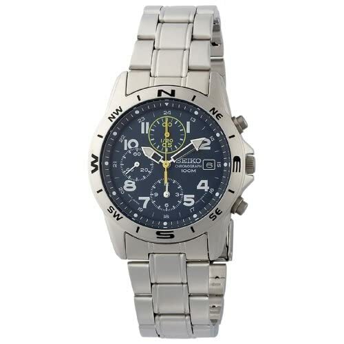 【限定特価】SEIKO セイコー SND379P アナログウォッチ SEIKO Watch Chronograph SND379P1 SND379P SND379 100% Genuine