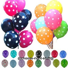 12" Polka dot balloons Christening party theme Balloons Spots baloon balloons UK