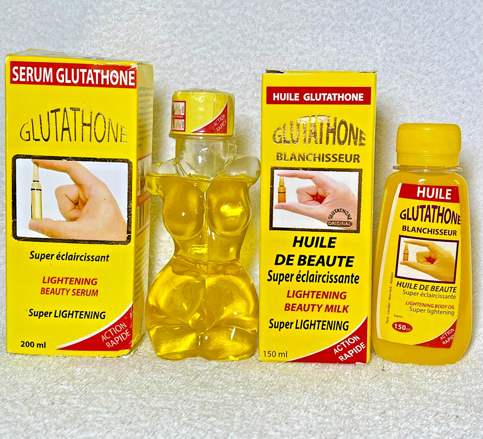 huile glutathione blanchisseur Sérum glutathion huile ultra blanchissant anti-imperfection visage net
