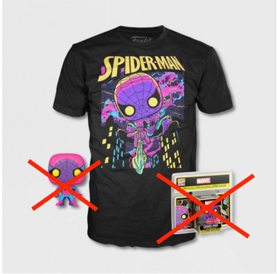 Funko Pocket Pop Spider-man BlackLight 