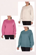 Champion Sweatshirt Women Sueded Crewneck Fleece Relaxed Fit Size S, M, L, XXL