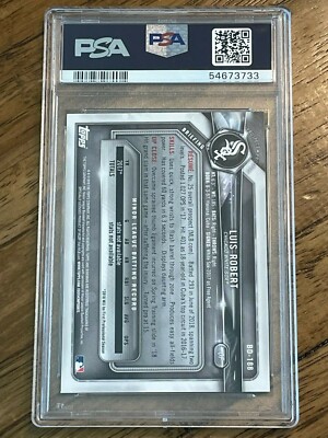 2018 Bowman Draft LUIS ROBERT BD188 PSA 10 GEM MINT Free Shipping