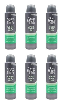 Dove Men +Care Whole Body Deo Bambus- & Aloe Vera Duft Deo Spray , 6x150ml EA391