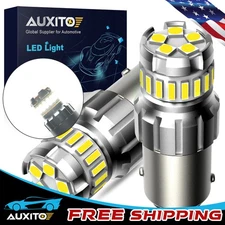 2X AUXITO BA15S 1156 P21W 7506 Backup Light Reverse White Xenon LED Bulb 23SMD A