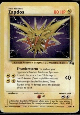 Pokemon Zapdos (30) [FOUnlimited - 30/62]HP