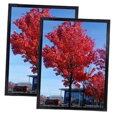 Picture Frame Set of 2,Display Pictures Studio Gallery Frame 12x16 2P Black