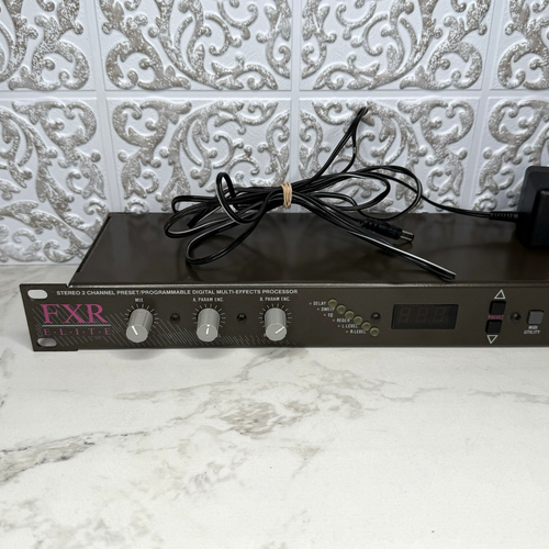 ART FXR Elite 2 Channel Stereo Digital Multi Effects Rack Processor & AC Adapter - Picture 2 of 6