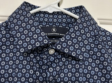 NWT Hart Schaffner Marx size S midnight Blue long sleeve button up shirt mens