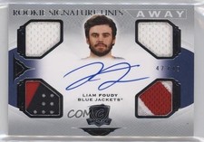 2020 Upper Deck The Cup Signature Unis Away 47/49 Liam Foudy #SAU-LF Auto 0t9e