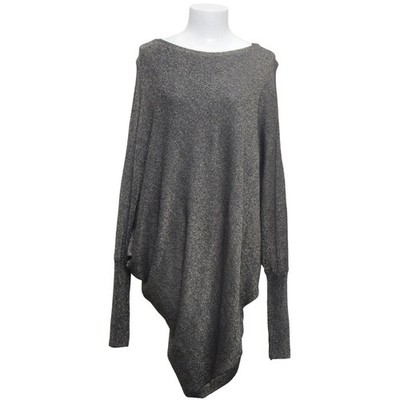 Tezenis, Strickpullover, Größe: L, Grau/Gold, Metallfaser/Viskose #Tlt