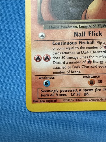 Dark Charizard 21/82 Non-Holo Team Rocket VINTAGE 2000 Pokémon - Picture 6 of 13