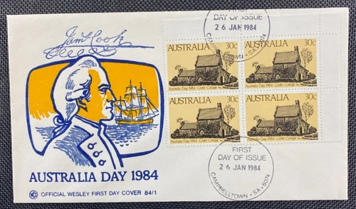 1984 Australia Day WESLEY FDC First Day Cover Campbelltown (SA) FDI Postmark