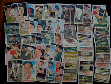 1957 Topps Baseball Lot 75 Partial Set Yankees Bauer Erskine Sievers Boyer Bell