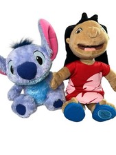 Disney Lilo  Stitch Plush Set-Lilo Doll Hawaiian Dress, Disney Store Plush
