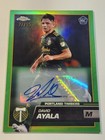 2023 Topps Chrome MLS - David Ayala #2 Neon Green Refractor Auto /99 (AU, RC)