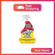 Resolve Urine Destroyer Spray   Pet Stain and Odor Remover, Carpet Cleaner Solut