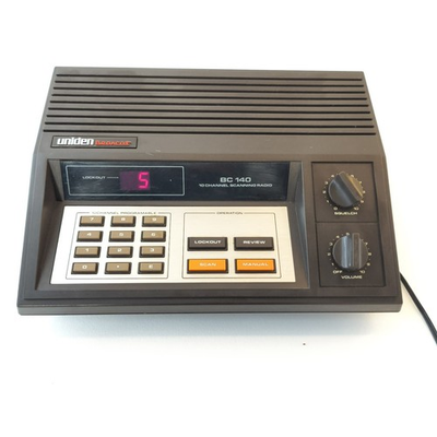 #ad Uniden Vintage Bearcat BC 140 10 Channel Scanning Radio with Power Adapter $21.99