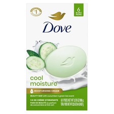 Dove Beauty Bar Soap Cool Moisture Cucumber &...
