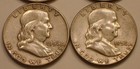 1953-P, 1953-S, 1956-P & 1958-P Franklin Half Dollars — photo 3