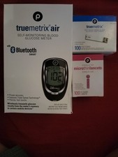True Metrix Air Self Monitoring Blood Glucose Meter Test Starter Kit