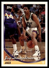 1993-94 Topps Gold Jay Humphries Utah Jazz #122