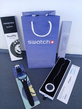 Swatch x Audemars Piguet Royal Pop Ocho Negro Bioceramic Pocket Watch SSX03W101N