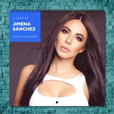 Jimena Sánchez 2026 Wall Calendar 12-Month Celebrity Calendar Fan Gift