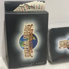 Universal Studios Hollywood playing cards - Rare - New Sealed