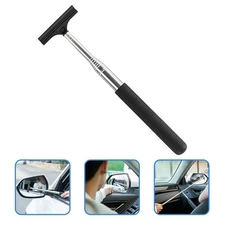 Rearview Mirror Cleaning Brush Car Side Squeegee Wipe Glass Wiper