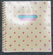 Vintage Current Inc Vinyl Clings Storage Book Holiday Stickers 1990s