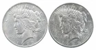 1923 & 1925 & Peace Silver Dollar $1 Bullion Collection Lot *869