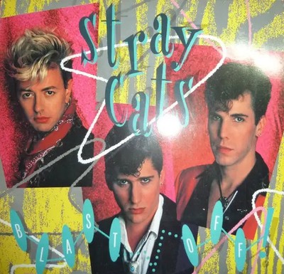 Stray Cats Blast Off NEAR MINT Manhattan Vinyl LP