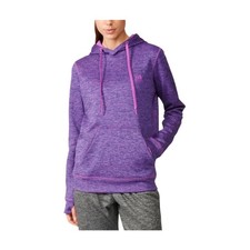 Adidas Climawarm Purple Pink Heathered Hoodie Sweatshirt Kangaroo Pocket Small