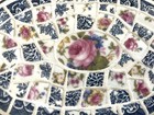 Vintage Silver Plated Tray with Floral Tile And Mosaic Inlay 9.5” X 6.5” — photo 5